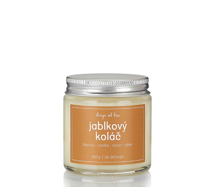 Jablkový koláč - sójová sviečka 100g