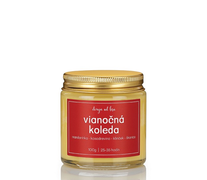 Vianočná koleda - sójová sviečka 100g